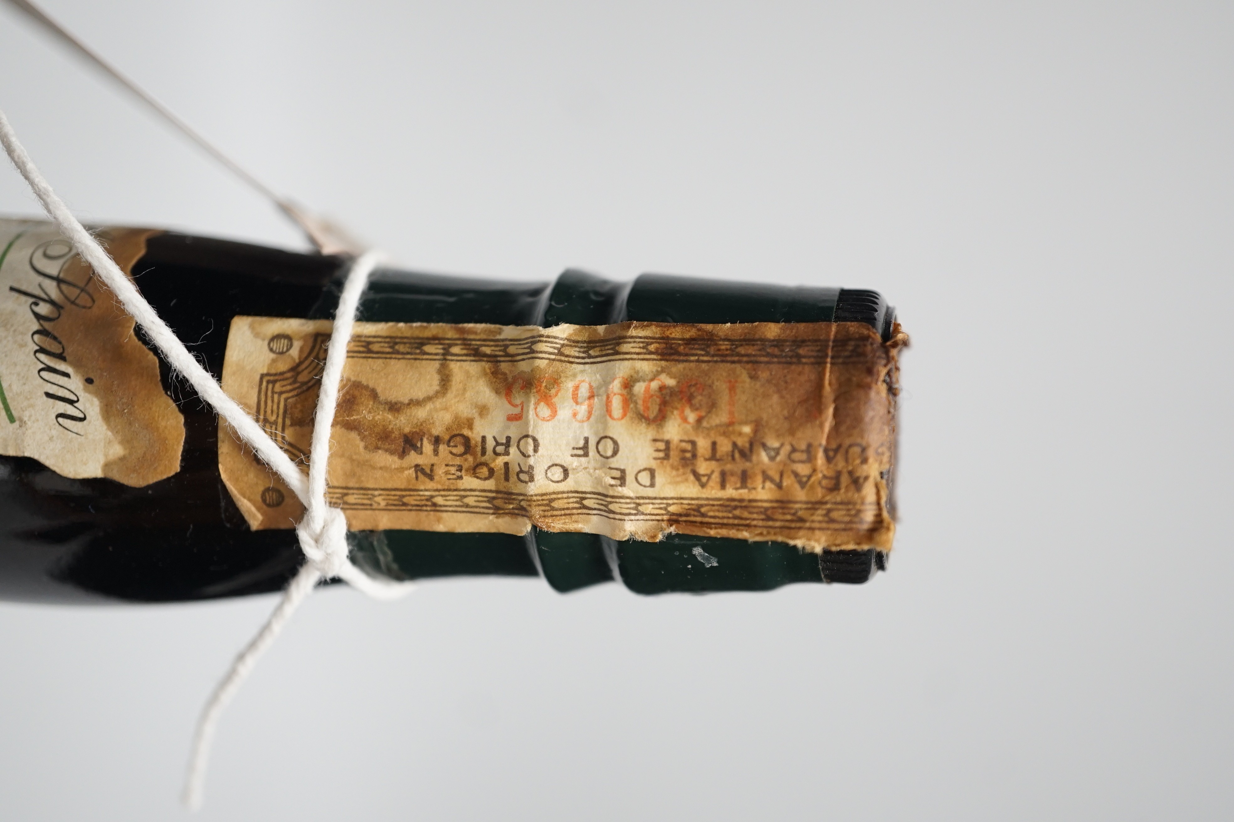 A bottle of Berisford Solera 1914 rare Amontillado fine sherry